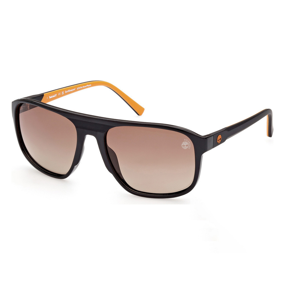NWT TIMBERLAND TB9278 01H 60 Shiny Black Sunglasses